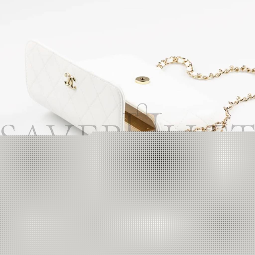 Ch*el flap phone holder with chai ap2839 y04059 10601 (12cm*22cm*5.5cm)
